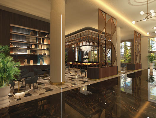 Model. Lobby bar 