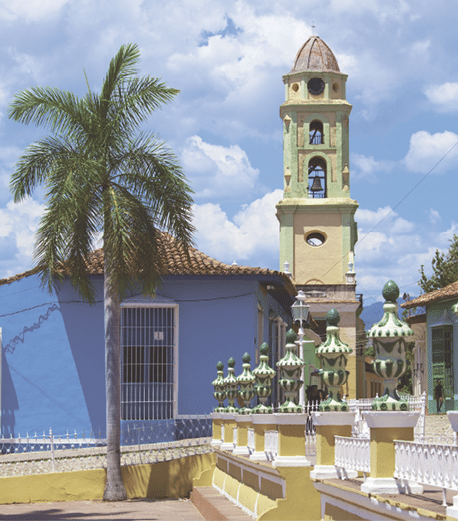 Sant sima Trinidad Cathedral in the old town, Trinidad, Cuba